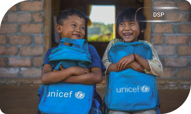 UNICEF & MI-DSP™: Safeguarding Children's Rights in Impoverished Regions 1 UNICEF與MI DSP™智慧競價平台攜手,保護世界貧困地區兒童基本人權