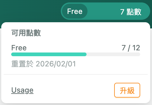 1. How to Manage Your Credits in DDKT 1 DDKT Dashboard top right corner showing the current Credit balance indicator accessible from any page